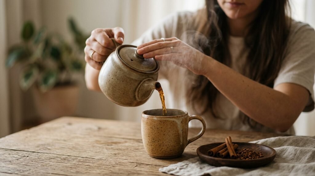 Canela e desaceleração: o ritual do chá nos dias frios